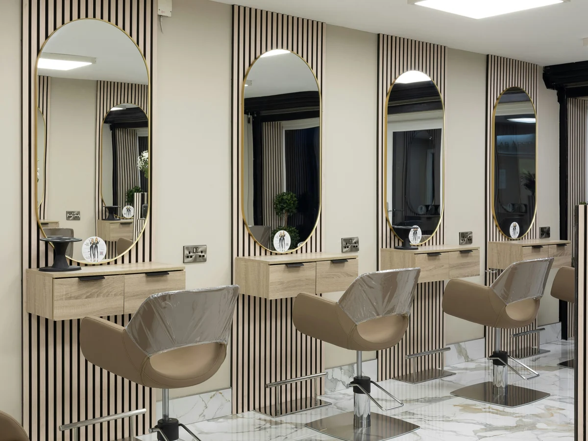 Beauty salon treatment room